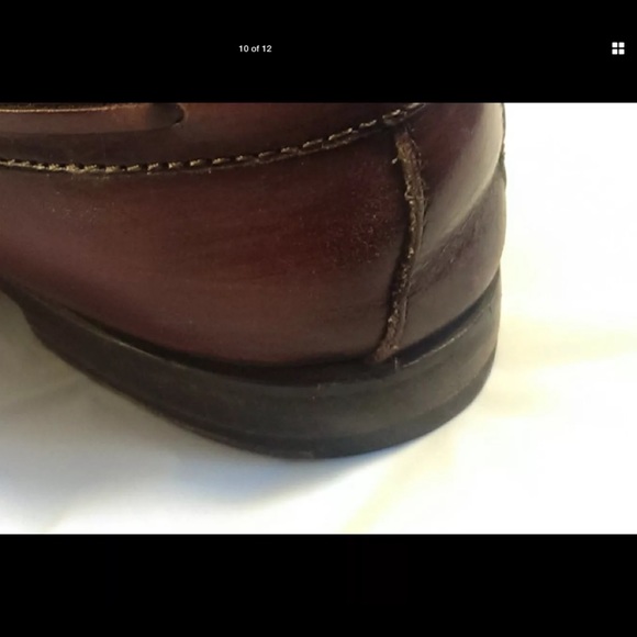 G. H. Bass Tassel Loafers Brown Leather Size 10D - Picture 6 of 8